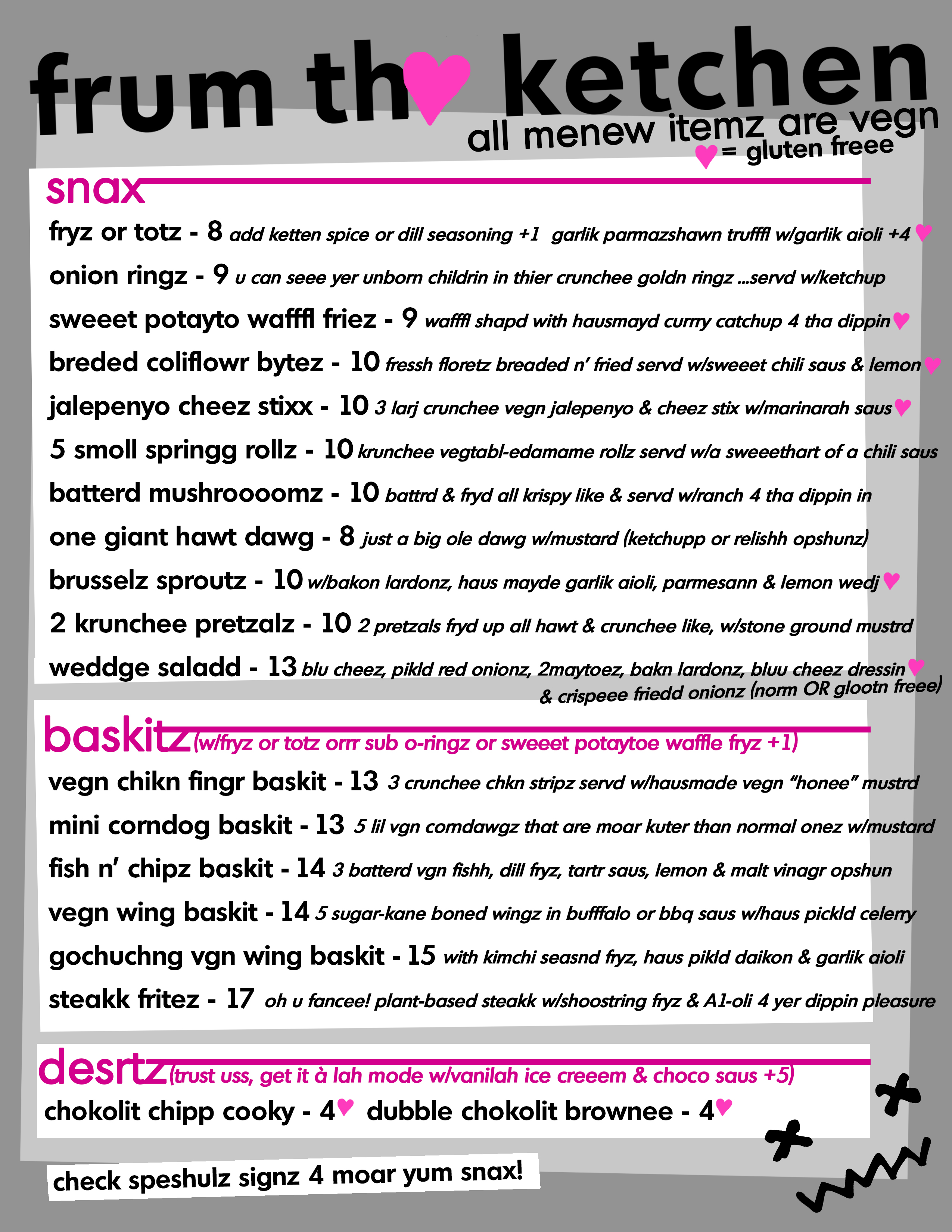 food menu image